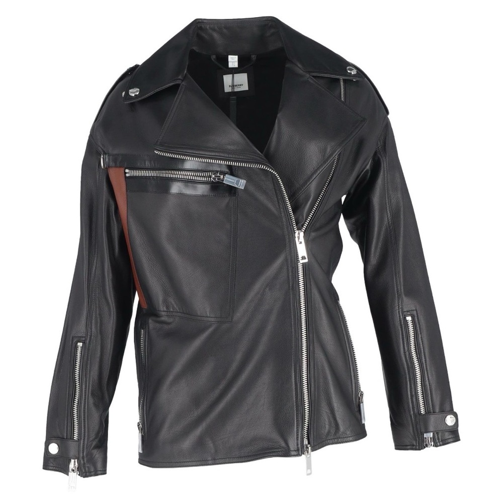 Burberry leather jacket